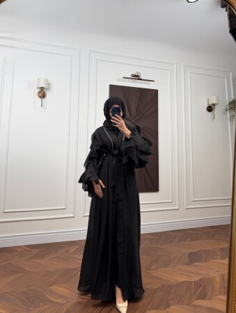 Lal Abaya Takım - Siyah - Nuuwears
