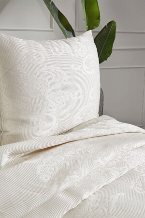 Lale Doppelbett-Tagesdecke, Creme - 4