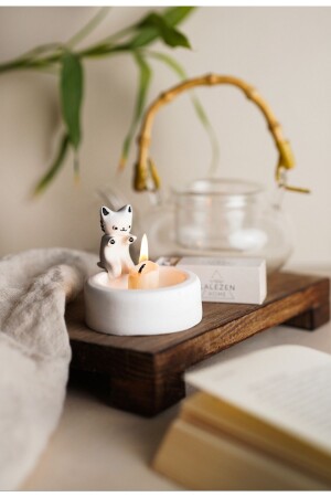 التدفئة القطة المزخرفة من قبل الحريق - Lalezen Home