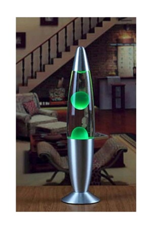 Lampe - Lavalampe (große Größe 40 cm) Grün bbc10900 - 1
