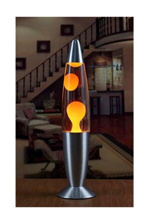 Lampe - Lavalampe (große Größe 40 cm) Orange bbc10900 - 2