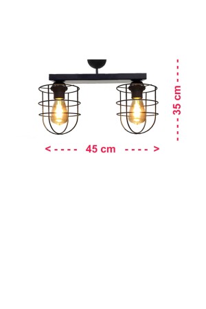 Lampy Dizilone 2 Mutfak Avize, Yemek Odası, Salon Avize, Ofis Avize S022DZ2 - 7