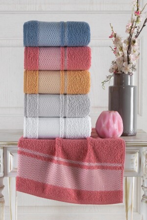 MNZ-Lana 50x85cm 5 حزمة من اليد والوجهه 153-90-215 - Binnur Home