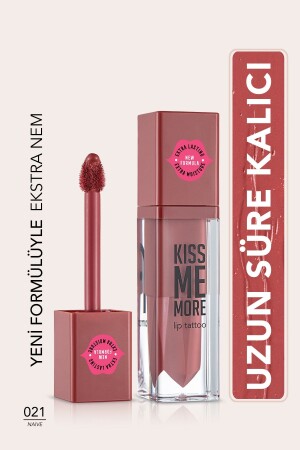 Langanhaltender, matter Lippenstift – Kiss Me More-021 Naive-8682536040884 - 2