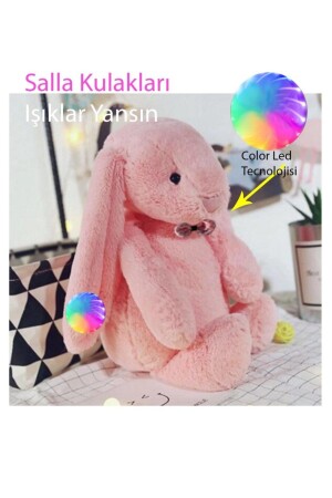 Langohrhase, Plüschkaninchen mit LED-Licht, Schlafbegleiter, 65 cm, ledbunny - 1