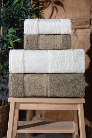 (مينز لارا) مربعة من أدوات حمام أربعة قطع - Güvenal