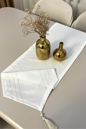 Lara Runner Örtüsü Krem 40x145 - Gülce Home Collection