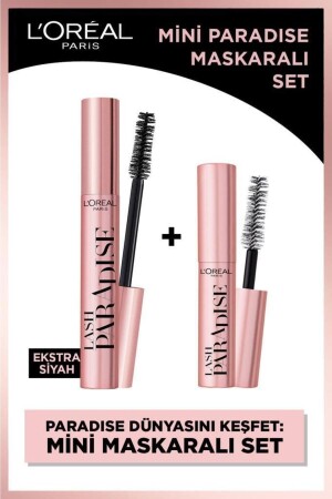 Lash Paradise Intense Black Ekstra Siyah Maskara & Mini Paradise Maskara 4.7 Ml Seti - 2