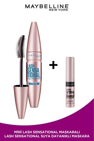 Lash Sensational wasserfeste schwarze Mascara mit Fächereffekt & Mini Lash Sensational Mascara 4. 5ML - 1