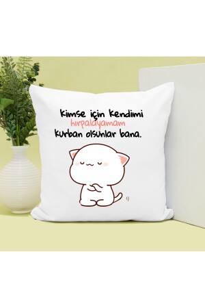 Lass sie für mich geopfert werden. Bedrucktes Geschenkset aus Tasse und Kissen. Geschenk für einen Freund. hfhds10 - 4