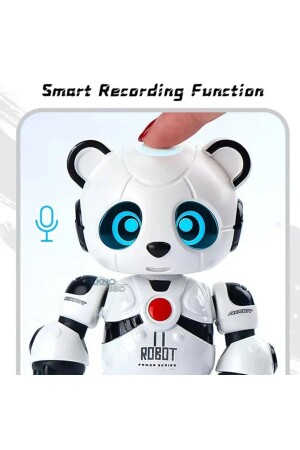 Lassen Sie Smart Panda wiederholen, was Sie sagen, indem Sie Stimmen aufzeichnen und sprechen. Wiederaufladbarer Spielzeugroboter-Kaktus-Geschenk 99160405 - 3