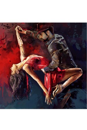 Last Tango Dance Kanvas Tablo 100x100cm LSTTNGDNCE012 - 5