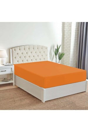 Lastikli Çarşaf Turuncu - Güllüce Ev Tekstil Ürünleri