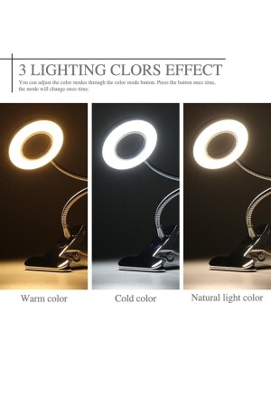 Latched Acrobatic Led Study Leselampe Flex Einstellbares Licht 3 Farben Licht Tisch Nachtlampe proacrobat - 5