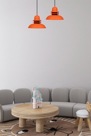 Laterne Orange Kronleuchter Einzelne Pendelleuchte Küche Kinderzimmer Wohnzimmer Tischlampe Beleuchtungsmodelle - 7