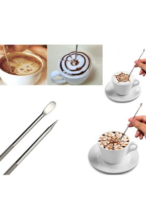 Latte Art Pen Stick Latte Coffee Pen Barista Styling Cappuccino Latte Espresso Design stk – 225418 - 5