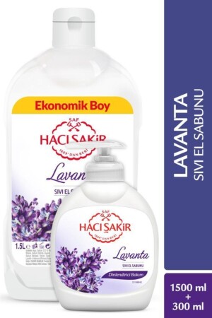 Lavanta Dinlendirici Bakım Sıvı El Sabunu 1500 ml - 300 ml 869349502040429 - 2