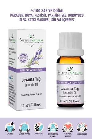 Lavanta Uçucu Yağı 10 ml %100 Saf Ve Doğal Lavender Essential Oil - 1