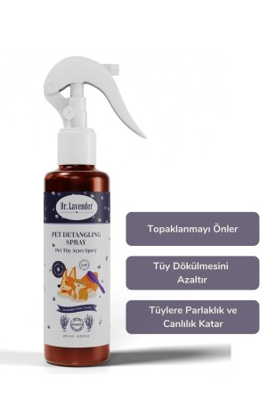 Lavanta Yağlı Antiseptik Köpek Şampuanı & Pet Tüy Açıcı Topaklanma Ve Dökülme Önleyici Bakım Spreyi - 3