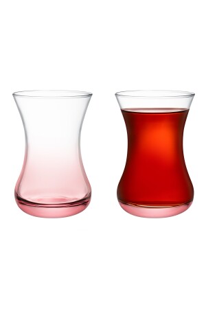 Lavem-Pink Touch 6-teiliges Teeglas – 155 ml 1KBARD0554-8682116243346 - 4