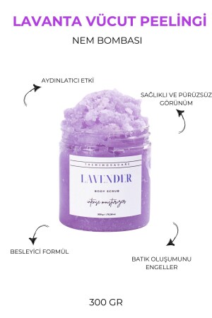 Lavendelextrakt, Entfernung eingewachsener Haare, Reparatur, feuchtigkeitsspendendes Hand-Körper-Peeling - 1