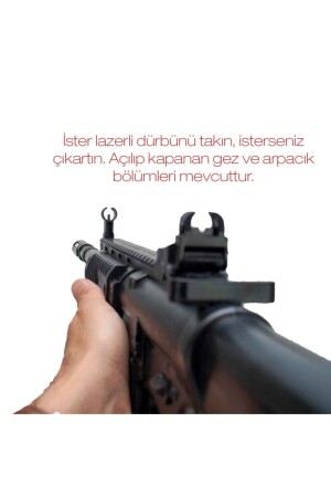 Lazerli Boncuk Atan Tüfek Kanas Uzun Menzilli Tüfek PRA-4104077-4194 - 5