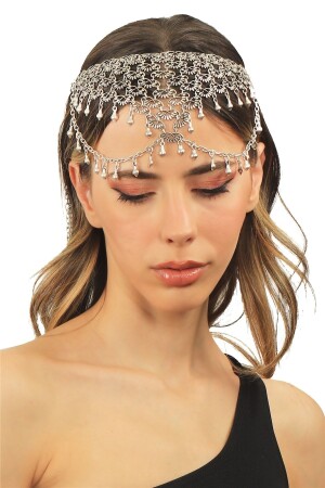 سلسلة من الفضة القديمة من قبل النساء من قبل النسائية تصميم مفصل سلسلة الشعر LBKDNSCZNCR8682712021775 - LABALABA