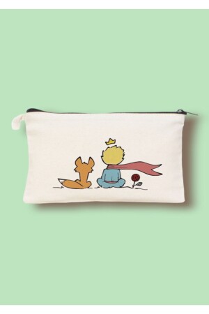 Le Petit Prince Clutch-Tasche im Little-Prince-Design – Make-up-Tasche – Federmäppchen, Stifthalter, 12 x 18 cm - 1