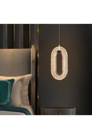 منز-حديثة الروعة الفاخرة الكريستال واحد مصباح اللوم LED شمعة ذهبية صفراء متعددة المستويات 3 ألوان برينز1099 - burenze