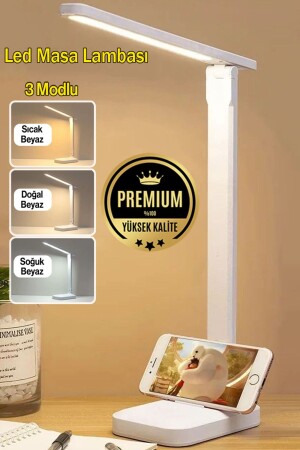 مصباح مكتب LED قابل للشحن 3 ألوان مع مقعد لمس دراسة كتاب الأطفال القراءة الضوء ليلا 9w - Badem10