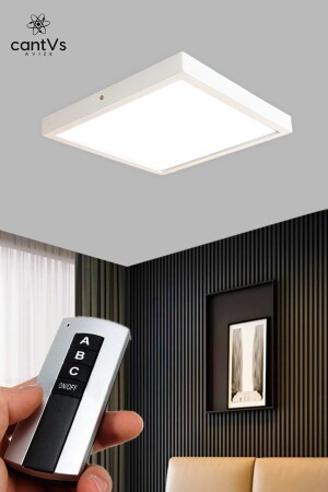 مـنـز الخشب إضاءة LED مقبضة 60x60cm التحكم عن بعد على إيقاف لوحة الشنابل 6500k ضوء أبيض kmdsnkare - Aquaform