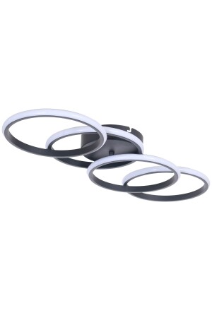 غرفة النوم - غرفة المعيشة - المطبخ - الشنارة LED ذات الألوان السوداء مع الألوان اليد الأبيض AU372 - Fer Avize