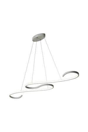 Led Avize - 3 Renk Yanan Akıllı Modern - Sarkıt Avize - Infinty - 120 Cm - Antrasit Gövde İnfinty - 6