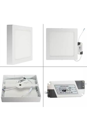 Led Avize Panel Light Gün Işığı Tavana Sıfır 30x30cm 24watt Şık Görsellik Katar fico04903 - 6