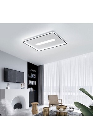 Led Avize Plafonyer Basıs Tra54113l 60*40cm Boya:siyah - Işık:6500k Soğuk Beyaz TR2P24A23E68X1I6 - 4