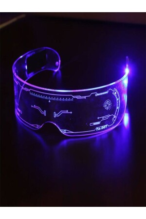 LED-beleuchtete Brille in 7 Farben für Halloween-Partys - 2