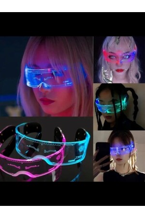 LED-beleuchtete Brille in 7 Farben für Halloween-Partys - 6