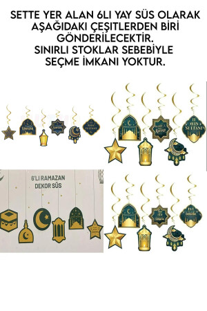 LED-beleuchtetes Willkommens-Ramadan-Schild, Eid al-Fitr-Deckenornament, Sultan von 11 Monaten, religiöses Ornament, Ornament-Set für alle Altersgruppen - 5