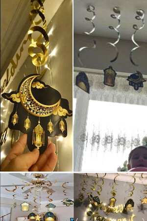 LED-beleuchtetes Willkommens-Ramadan-Schild, Eid al-Fitr-Deckenornament, Sultan von 11 Monaten, religiöses Ornament, Ornament-Set für alle Altersgruppen - 7