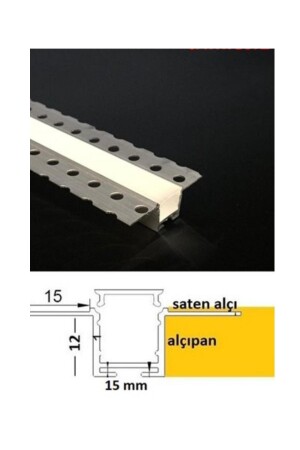 LED-Einbaukanal 3 Meter - LED-Einbaukanal Weiß - LED-Einbaukanal verkaufknl - 4