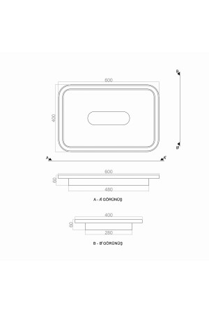 Led-Kronleuchter Plafonier Basis Tra54113l 60*40cm Farbe: Schwarz - Licht: 6500k Kaltweiß TR2P24A23E68X1I6 - 9