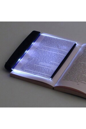 LED-Lichtlampe, beleuchtete Nachtbuch-Leselampe, Seite, Lesezeichen zwischen Büchern - 1