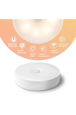 أجهزة LED MNZ-8 ضوء النهار حاسس الحركة باللون الأصفر مصباح ضوء LED قابل للتشغيل - Unichrome