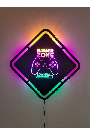 طاولة LED من منطقة MNZ-Gamer (2 كابل متر) - Led Wood Art Design