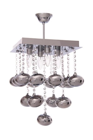 مصباح مرفق لشمس LED مربع من MNZ-Glass 4 مع جهاز التحكم عن بعد 3160-21-04 - Umur Aydınlatma