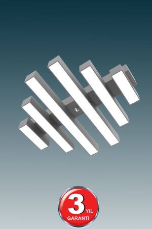 م.ن.ز-باريل (قضية رمادية، ضوء أبيض) LED Plafonier الحديثة أدت الشنادل، غرفة المعيشة، المطبخ، غرفة المعيشة باريل - Hegza Lighting