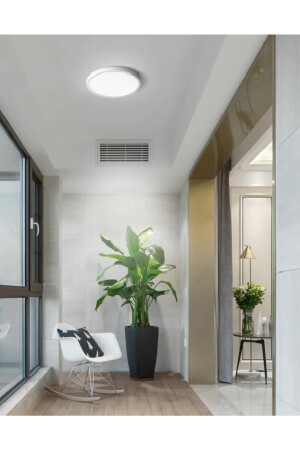 Led Tavan Glop Banyo-balkon-tuvalet (wc) Aydınlatması Lamba Armatür Tavan Aplik 6500k Beyaz VİES16 - 6