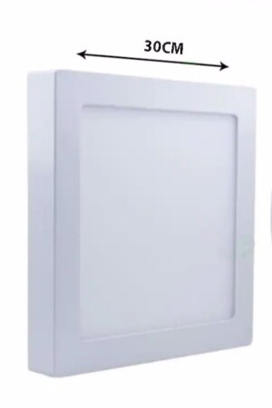 Led Tavan Wc Kiler Ofis Lambası 24 W Kare Armatür Sıva Üstü 2700 K Sarı Işık 220 V (tak Çalıştır) KDRPNL0017 - 8