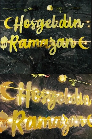 LED-Willkommens-Ramadan-Schild, beleuchtete Ramadan-Ornamente - 2