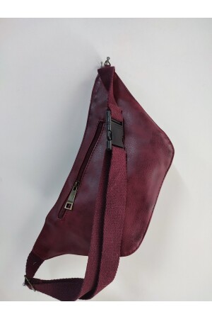 Leder-Hüfttasche, 3-Fach-Hüfttasche, Unisex, bunte Schulter- und Hüfttasche - 4